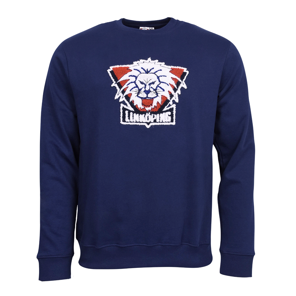 Sweatshirt blå frotté