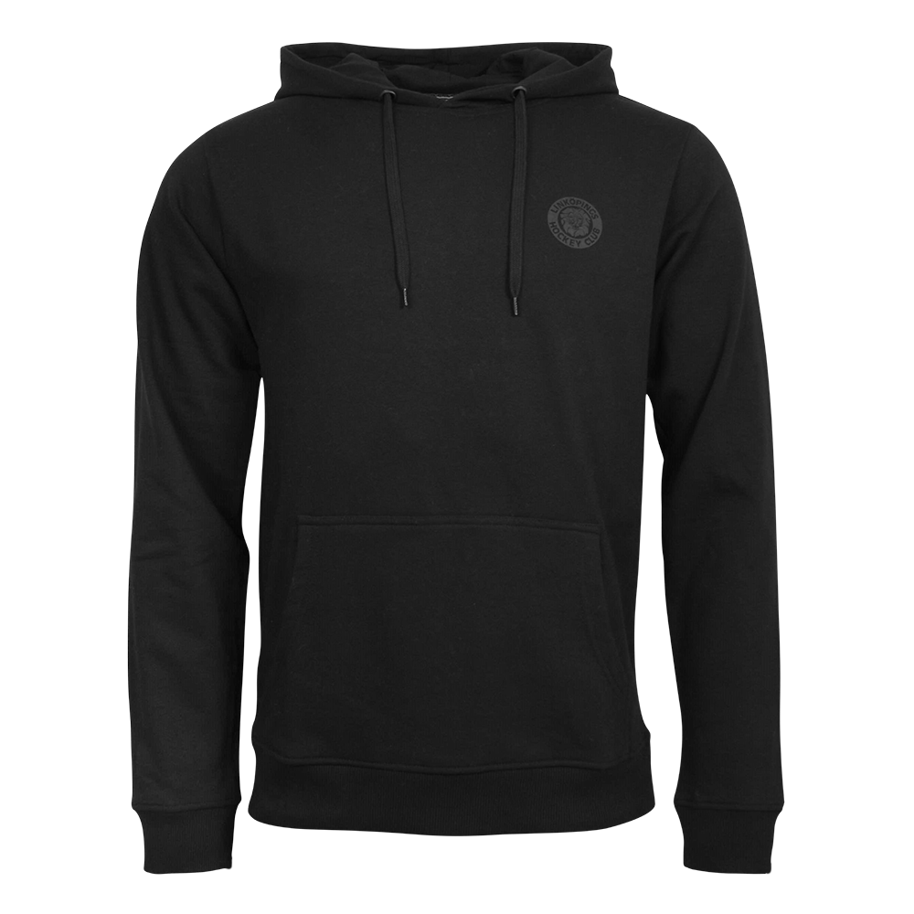 Hoodie svart retro